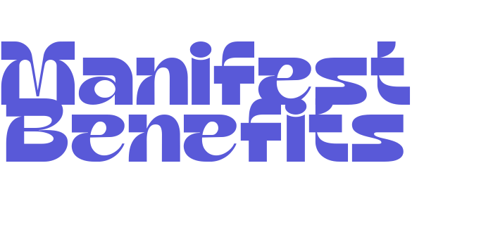 Manifest Benefits Font Download