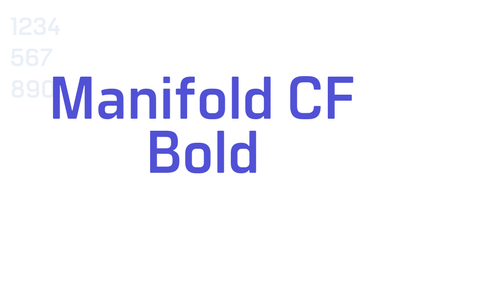 Manifold CF Bold-font-download