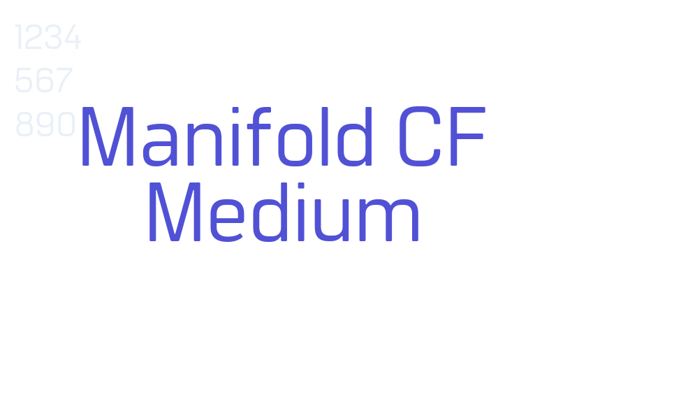 Manifold CF Medium-font-download