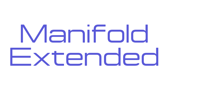 Manifold Extended Font Download