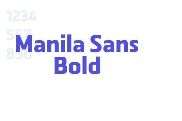 Manila Sans Bold