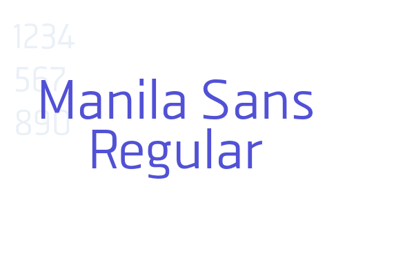 Manila Sans Regular