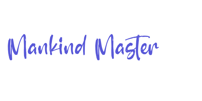 Mankind Master Font Download