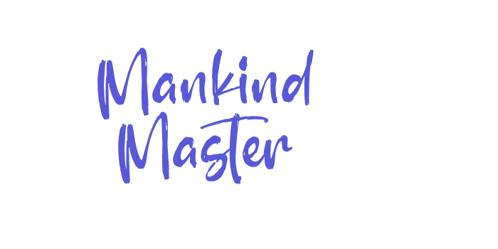 Mankind Master Font