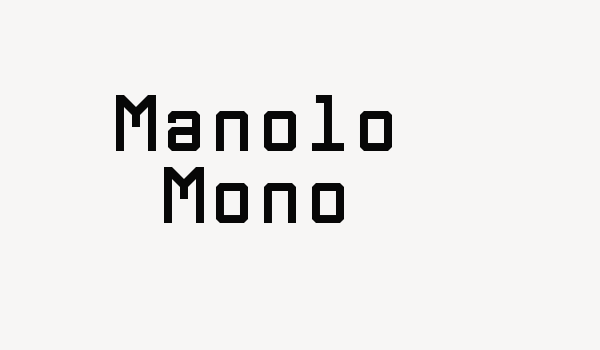 Manolo Mono Font