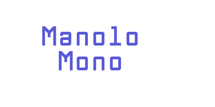 Manolo Mono Font Download