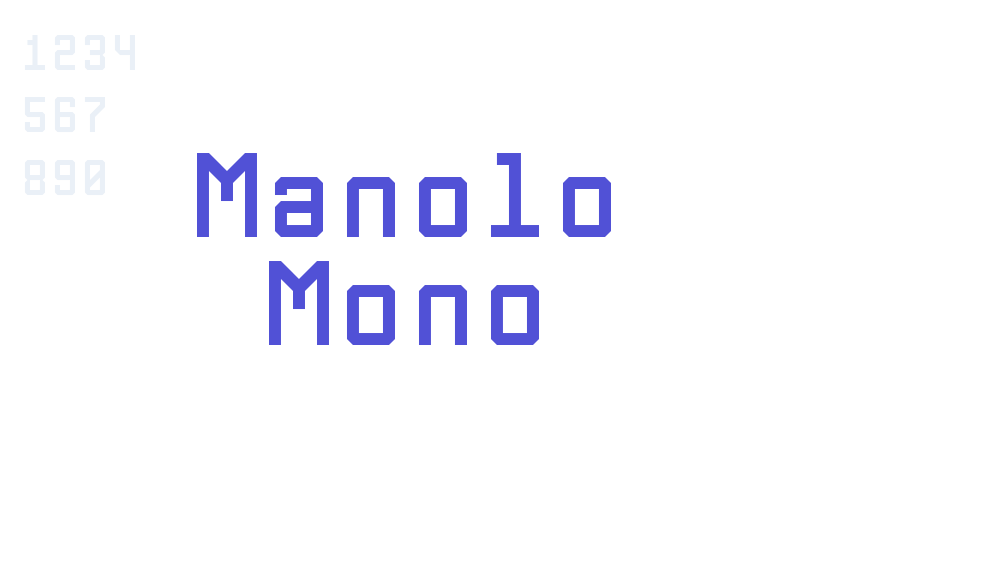 Manolo Mono-font-download