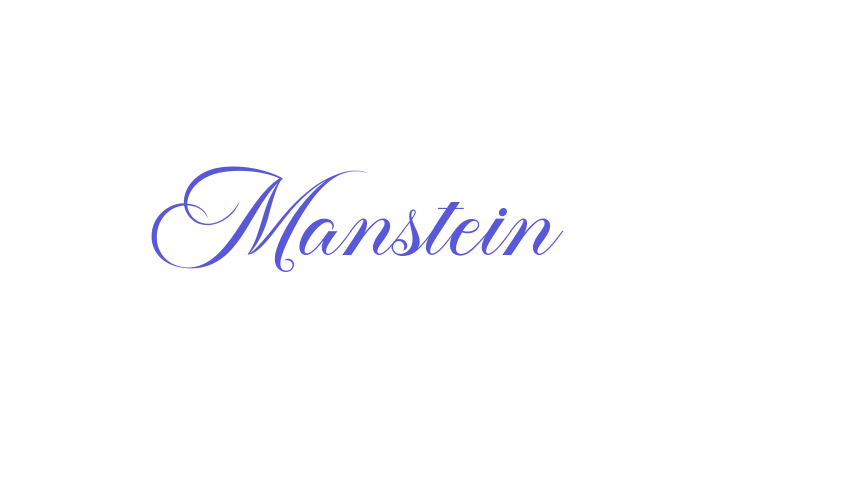 Manstein Font