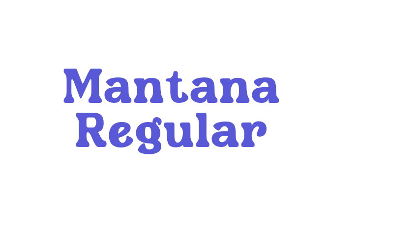 Mantana Regular Font Download