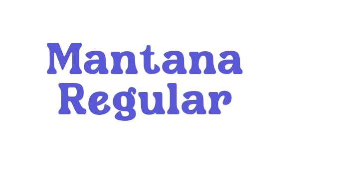 Mantana Regular Font Download