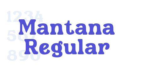 Mantana Regular-font-download