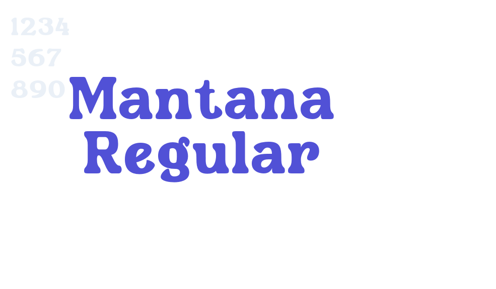 Mantana Regular-font-download