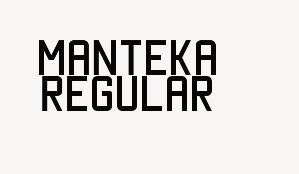 Manteka Regular Font