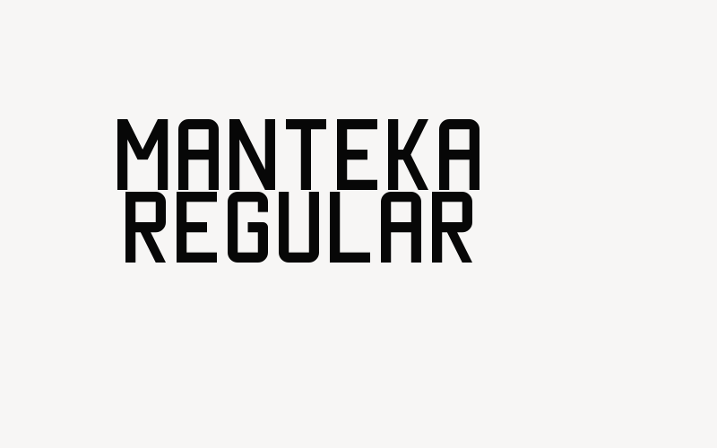 Manteka Regular Font