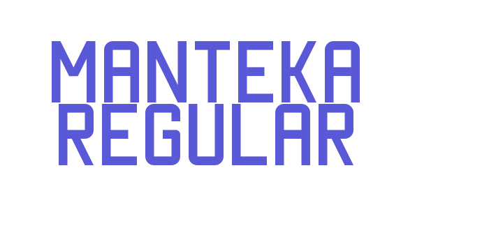 Manteka Regular Font