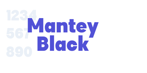Mantey Black-font-download
