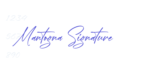 Mantogna Signature-font-download