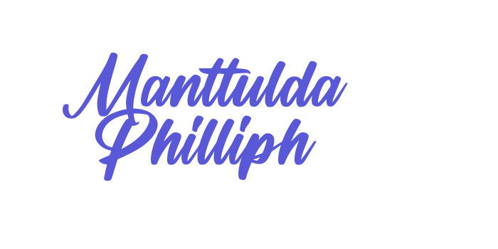 Manttulda Philliph Font Download