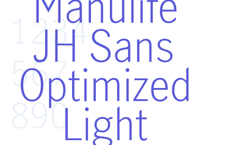 Manulife JH Sans Optimized Light Font Download