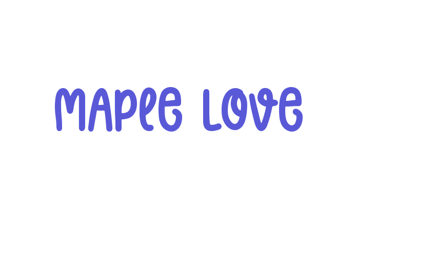 Maple Love Font Download