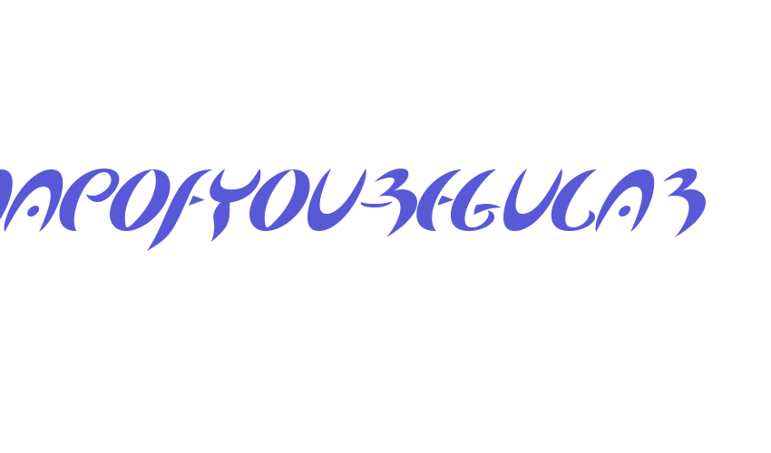 MapofYou-Regular Font