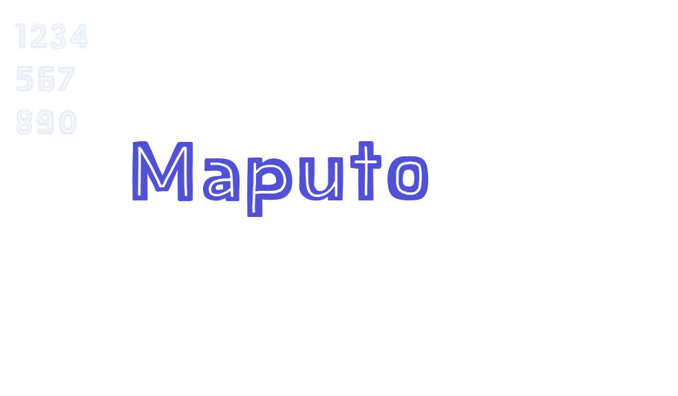 Maputo-font-download