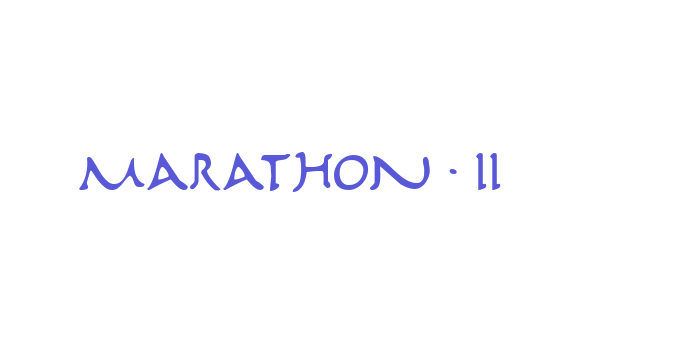 Marathon II Font Download