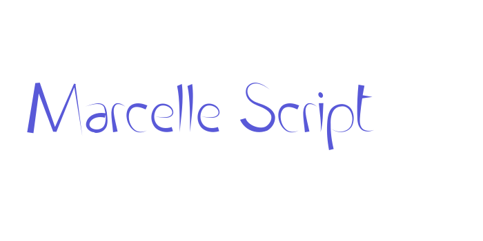 Marcelle Script Font