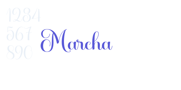 Marcha font