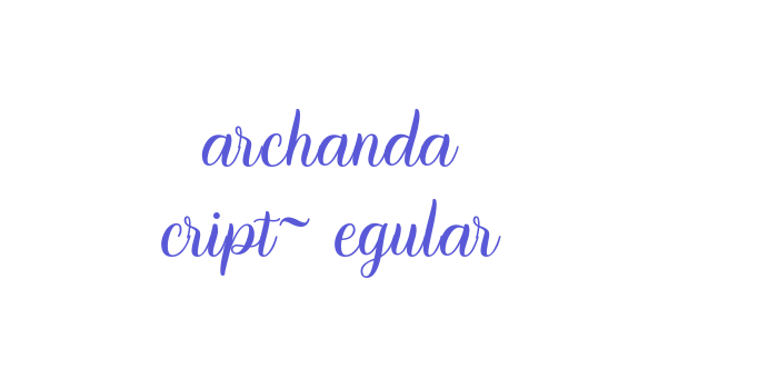 Marchanda Script-Regular Font Download