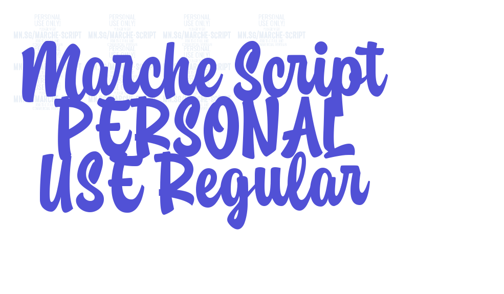 Marche Script PERSONAL USE Regular-font-download