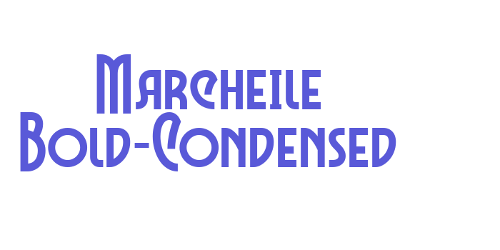 Marcheile Bold-Condensed Font Download