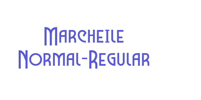 Marcheile Normal-Regular Font Download