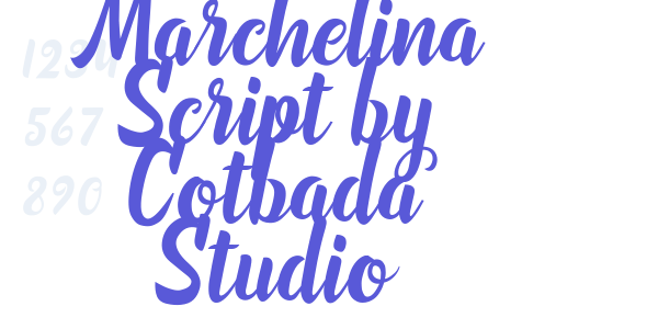 Marchelina Script by Cotbada Studio font free