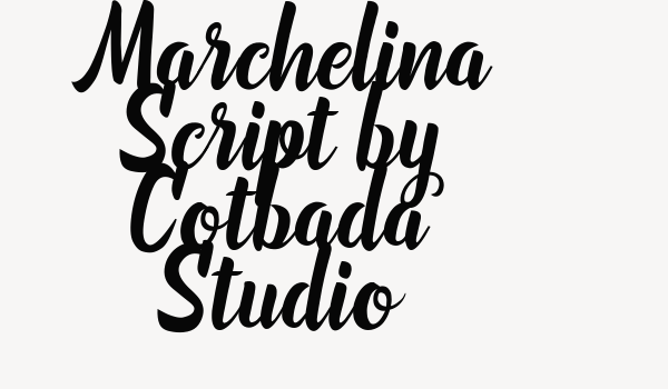 Marchelina Script by Cotbada Studio Font