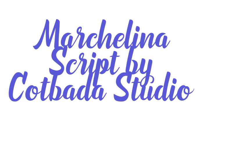 Marchelina Script by Cotbada Studio Font