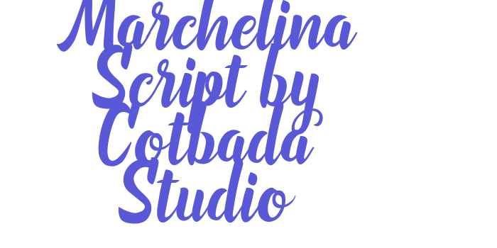 Marchelina Script by Cotbada Studio Font Download