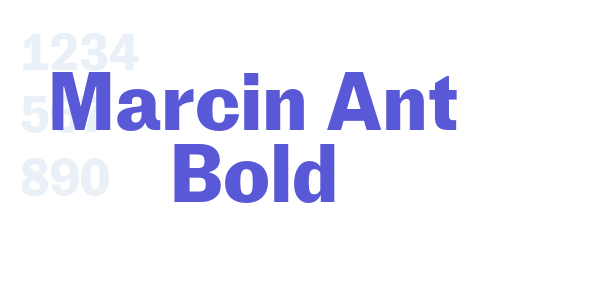 Marcin Ant Bold font free