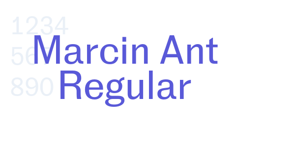 Marcin Ant Regular font free