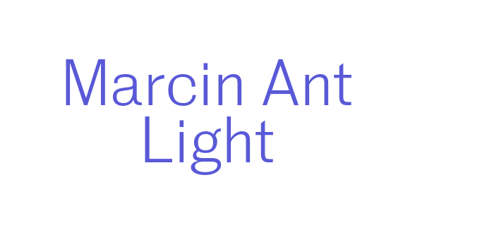 Marcin Ant Light Font Download