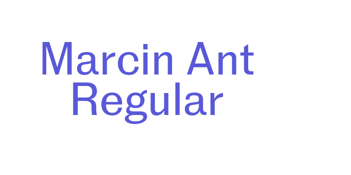 Marcin Ant Regular Font Download