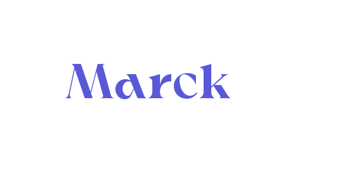 Marck Font