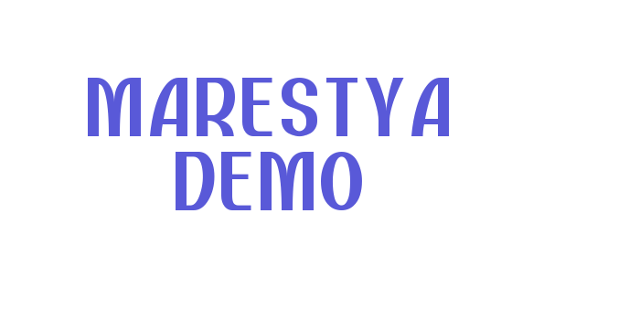 Marestya Demo Font Download