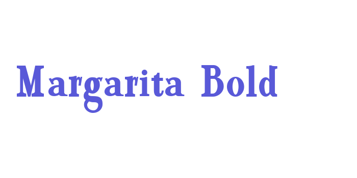 Margarita Bold Font Download