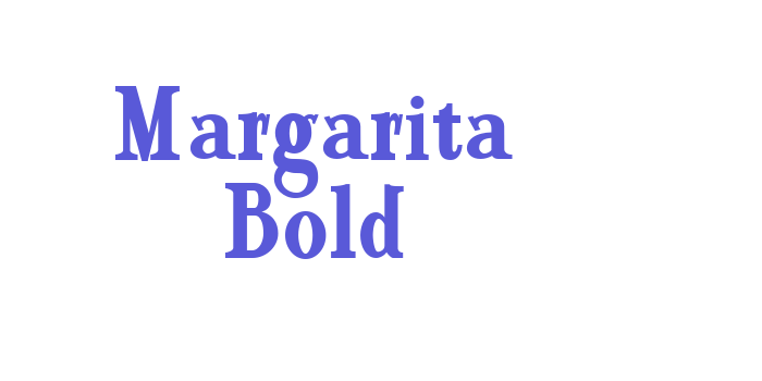 Margarita Bold Font