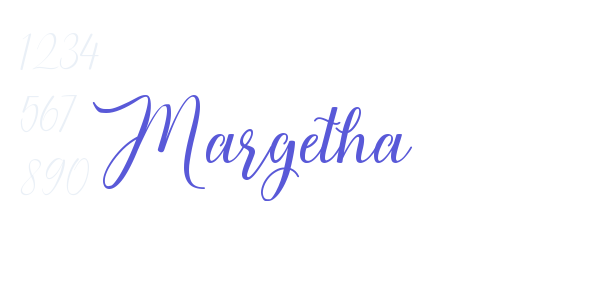 Margetha font free