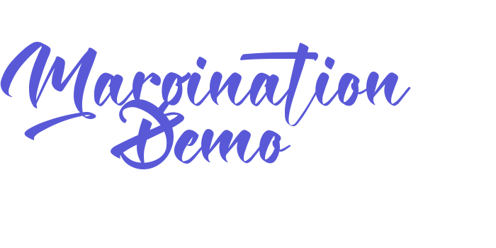 Margination Demo Font Download