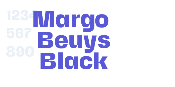 Margo + Beuys Black font free