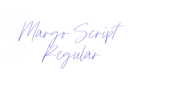 Margo Script Regular font free