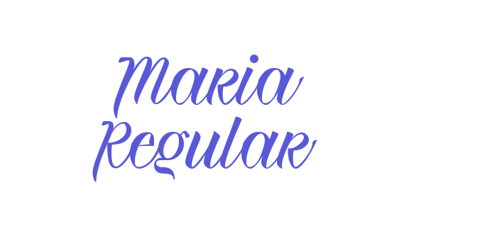 Maria Regular Font